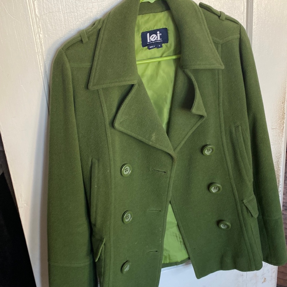 LEI wool peacoat